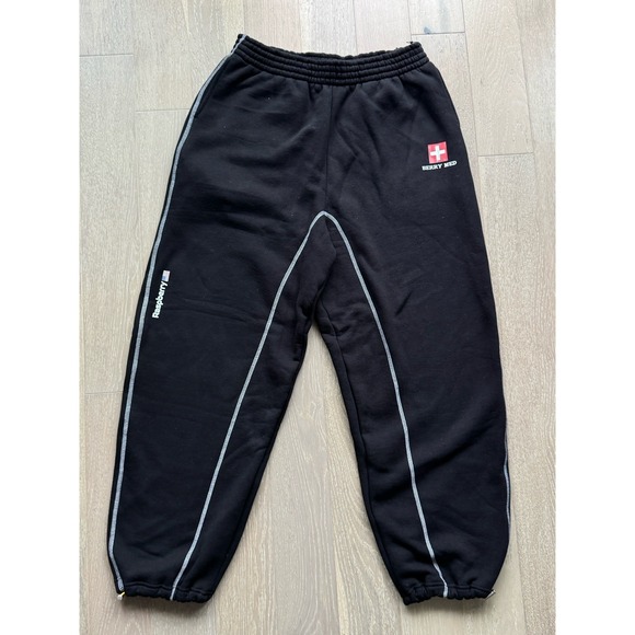 MEDIUM THE GV GALLERY RASPBERRY HILLS BLACK BERRY MED BAGGY SWEATS ✅❤️ BRAND NEW